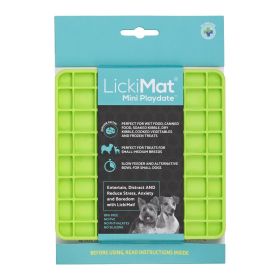LickiMat® Mini Playdate Dog (Option: Mini Playdate Green Dog)